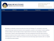 Tablet Screenshot of brownstonecapital.com